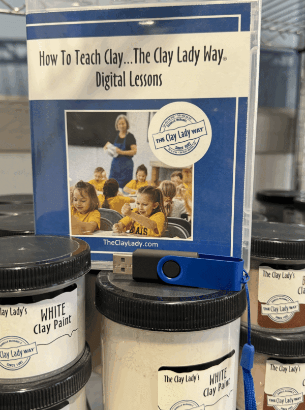 How To Teach Clay...The Clay Lady Way Digital Curriculum for Art Teachers on USB Flashdrive - Image 2